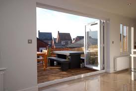 bifolding doors open